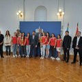 Predstavnici Vaterpolo kluba „Vojvodina“ u Gradskoj kući