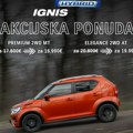 Akcijska ponuda za Suzuki Ignis Premium 2WD MT & Ignis Elegance 2WD AT