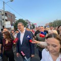 Vučić u Borči na skupu građana koji se protive blokadama: Ljudi hoće stabilnost i budućnost za svoju decu