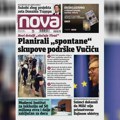 "Nova" piše: Novi detalji slučaja "Tivat": Planirali „spontane“ skupove podrške Vučiću