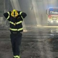 Požar u Donjim Andrijevcima. Gori prostor bivše tvornice PAN