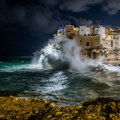 Olujni oblaci nad grčkim ostrvom: Stvorila se pijavica VIDEO