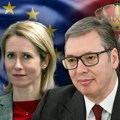 "Vreme je": Visoka predstavnica EU Kaja Kalas stigla u Srbiju, Vučić je dočekao u vili "Mir": Dijalog Beograda i Prištine…