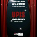 Upis novih članova u Dramski studio Doma omladine
