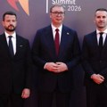 Vučić na otvaranju Samita EU-Zapadni Balkan u Tivtu sa Milatovićem i Spajićem