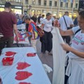 Tri srca za studente: Akcija Zborova na Trgu slobode u Novom Sadu
