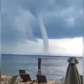 Tornado na Halkidikiju: Objavljen snimak oluje koja je napravila haos na plaži, povređene četiri osobe (video)