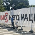 Kukasti krst ispred Narodne skupštine: Vučić je studente Srbije proglasio nacistima