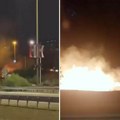 Veliki požar kod Sava centra: Dim prekrio Novi Beograd, vatra uznemirila građane (Video)