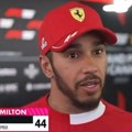 VIDEO Hamilton se slomio pred kamerama: Pregazio životinju usred trke, sa suzama u očima govorio o nesreći koja je snimljena