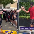 VIDEO: Luka Dončić zaigrao basket u Beogradu, klinci „odlepili“