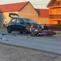 Jeziva scena kod Sremske Mitrovice: Motociklista povređen u teškom sudaru ispred crkve, hitno prevezen u bolnicu (foto)