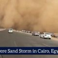 Scene kao iz filmova: Peščana oluja prekrila Egipat, jedna osoba poginula, luke zatvorene (video)