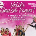 Veliki završni koncert centra za igru Zrenjanin u nedelju u Kulturnom centru Zrenjanina!