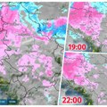 Sneg u Srbiji iz sata u sat: Pogledajte oblak koji se trenutno nalazi iznad nas