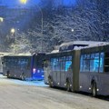 Zbog poledice od jutros izmenjeno više od 10 linija GSP-a: Trolejbusi na liniji 21 ne saobraćaju