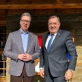Vučić i Dodik o važnim pitanjima za Srbiju i Republiku Srpsku i sastancima sa svetskim zvaničnicima