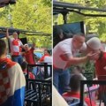 Hrvati i Albanci zajedno vređali Srbe! Isplivao snimak sa Evropskog prvenstva: Grlili se, ljubili i psovali!