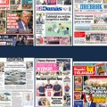 Naslovne strane sutrašnjih novina: Prelistavanje štampe za nedelju, 22. jun 2025. godine