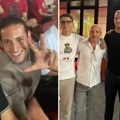Arnautović dočekao Mihinu porodicu na "Marakani": Zbog njega je došao u Zvezdu i održao reč