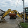 Ispiranje kanalizacione mreže na Trgu Mije Stanimirović