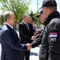 Dačić i Vasiljević obišli policiju i vatrogasce u Novom Pazaru