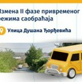 Privremeni režim saobraćaja u Ulici Dušana Đorđevića