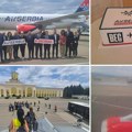 Kurir u tbilisiju! Sleteo! Prvi let Er Srbije iz Beograda dočekan svečano, sa svim počastima! (foto)