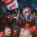FOTO Generalni štrajk u Belgiji, desetine hiljada demonstrirale na ulicama Brisela