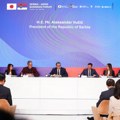 Vučić sa japanskim kompanijama na Poslovnom forumu Srbija-Japan