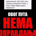 U Vlasotincu danas protesti protiv nastavnice koja je pretila deci, jedno je sa autizmom, silovanjem