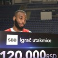 SBB igrač utakmice: Miler-Mekintajer donirao 120.000 za „NURDOR“