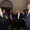 Vučić obišao Manastir Ljubostinja, dočekao ga mitropolit kruševački David