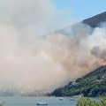 Crni dim iznad Herceg Novog: Snimak požara, vidi se i iz Meljina