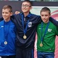 Mladi Mita Jovanović, atletičar iz Leskovca, pobednik međunarodnih trka u Slovačkoj i Mađarskoj