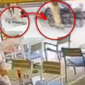 Uznemirujući snimak iz novog pazara! Skuter pokosio devojku na električnom trotinetu ispred kafića (video)