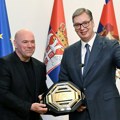 Vučić se sastao sa delegacijom UFC na čelu sa Dejnom Vajtom