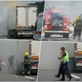 Drama kod Lajkovca! Posle sudara kamiona i kombija izbio požar: Jedna osoba povređena, hitno prevezena u bolnicu! (foto)