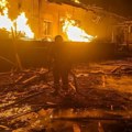 Snimci masovnih požara u Ukrajini nakon ruskih noćnih udara (foto/video)