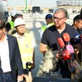 Vučić sa Li Mingom obilazi gradilište Ekspa u Surčinu