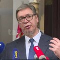 Vučić na prijemu koji su organizovali nemački kancelar Šolc i predsednik Namibije