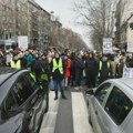 Nakon napada na studente održano 15 minuta tišine ispred Pravnog fakulteta u Beogradu