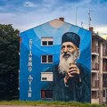 Alibunar dobio jedinstven mural Tiha molitva na zidu u liku patrijarha Pavla