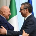 Vučić sa Krozetom o žarištu na Bliskom istoku i jačanju saradnje Srbije i Italije