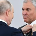Volodin ponovo izabran za predsednika ruske Državne dume: Za njega glasalo 406 od 442 poslanika