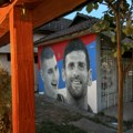 FOTO Osvanuo zajednički mural Jokića i Đokovića, dva „Džokera“ na istom mestu