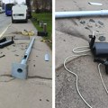 Najluđi semafor danas u Beogradu: Da biste ga videli morali ste da se izvinete, majstori popravljaju stvar