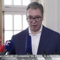 Da pobedimo, pa na nemce, da se "igramo" sa njima: Aleksandar Vučić podržao reprezentaciju Srbije pred meč odluke