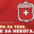 Velika letnja akcija dobrovoljnog davanja krvi 23. jula u Kragujevcu