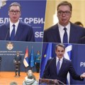Predsednik Vučić: Srbija čvrsto opredeljena za nastavak evropskog puta! Micotakis: Naš stav oko Kosova ostaje nepromenjen